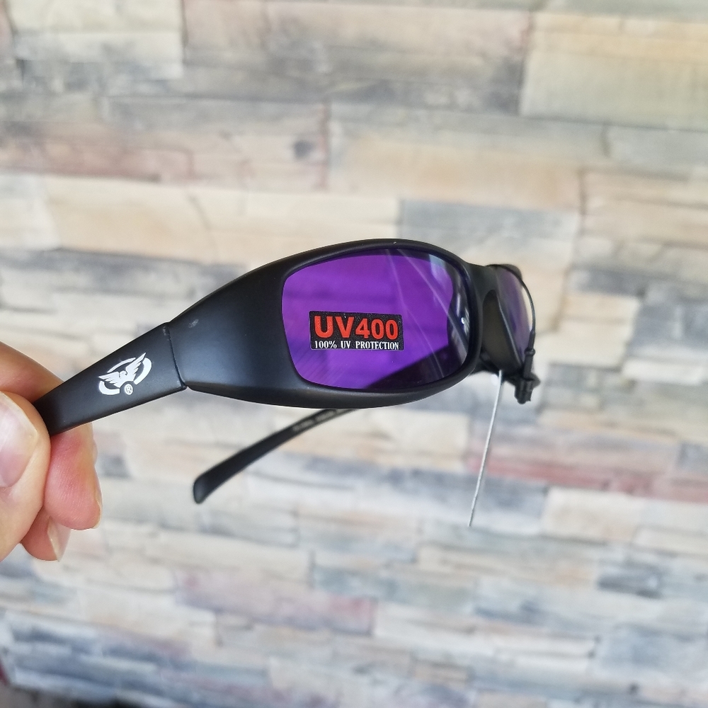 Purple Lens Glasses Spring Assisted Patriot Power - Picture 4 of 8